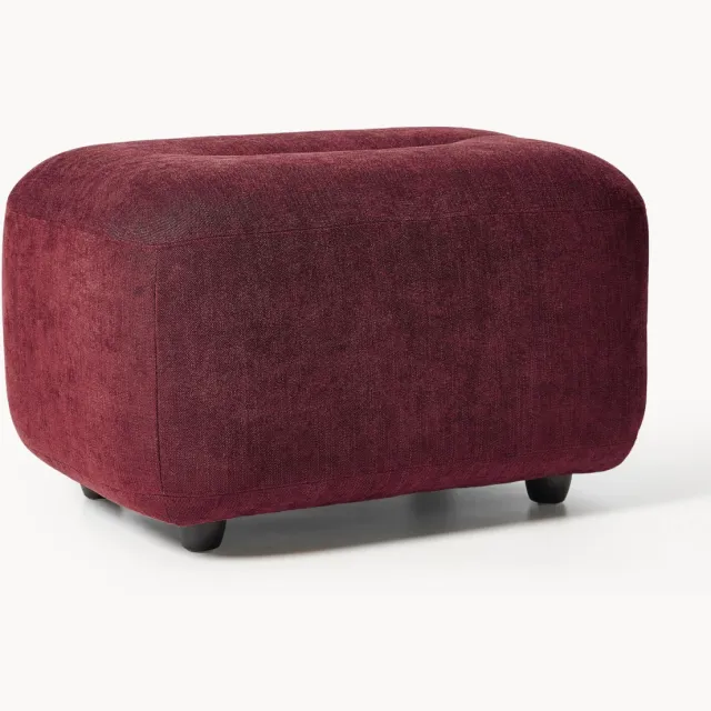 Westwing Collection Voetenbank Stella Wijnrood