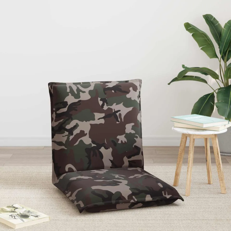 vidaXL Verstelbare vlo stoelen Leger Stof groen, foto 3
