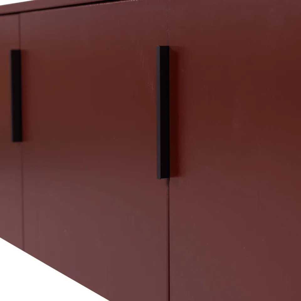 WOOOD Gunnar tv-meubel bordeauxrood, foto 7