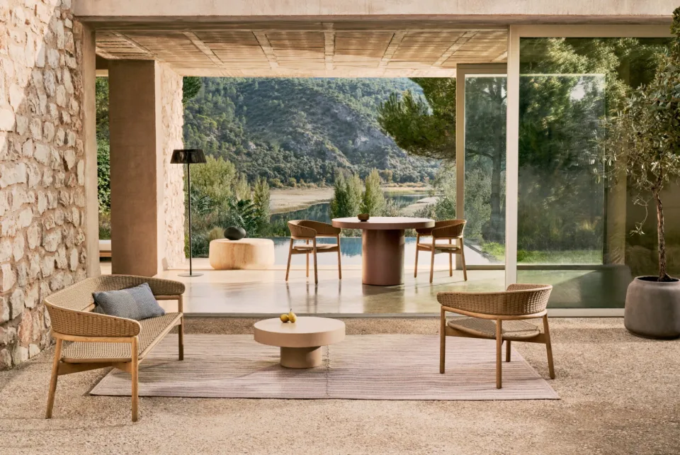 Kave Home outdoor fauteuil Arinella beige, foto 6