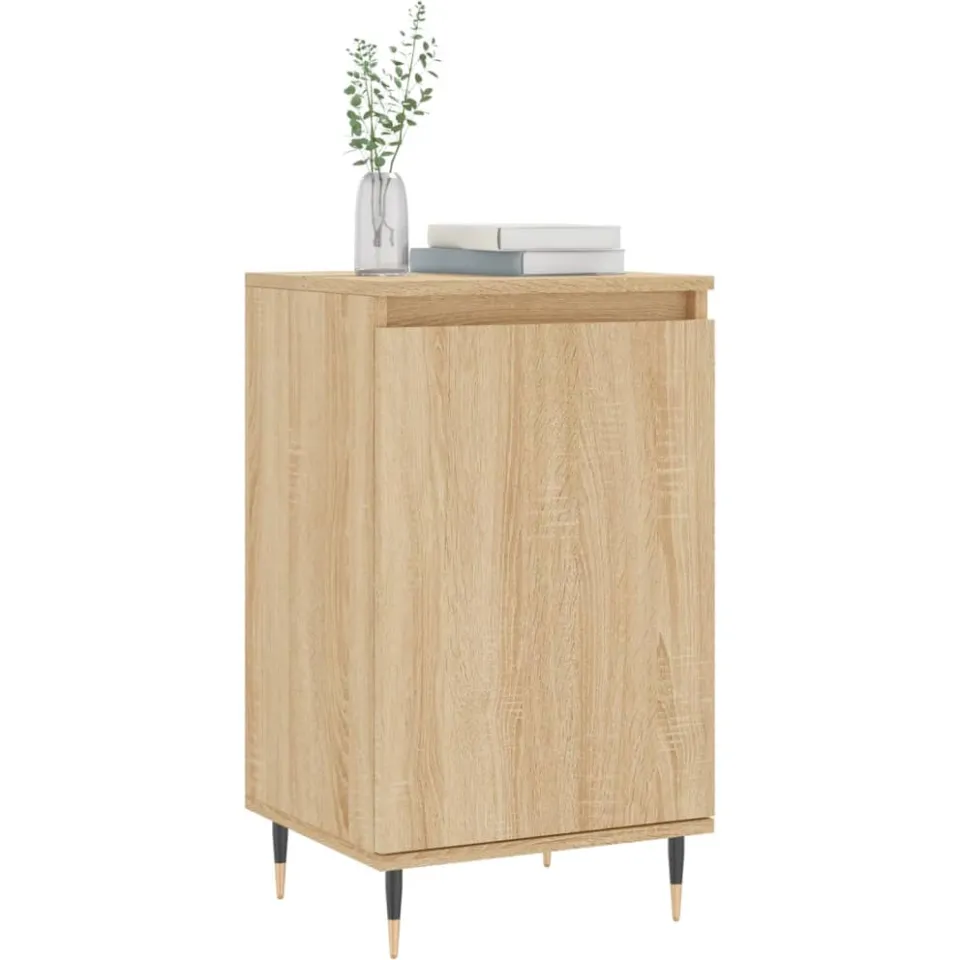 vidaXL Dressoir 40x35x70 cm bewerkt hout sonoma eikenkleurig