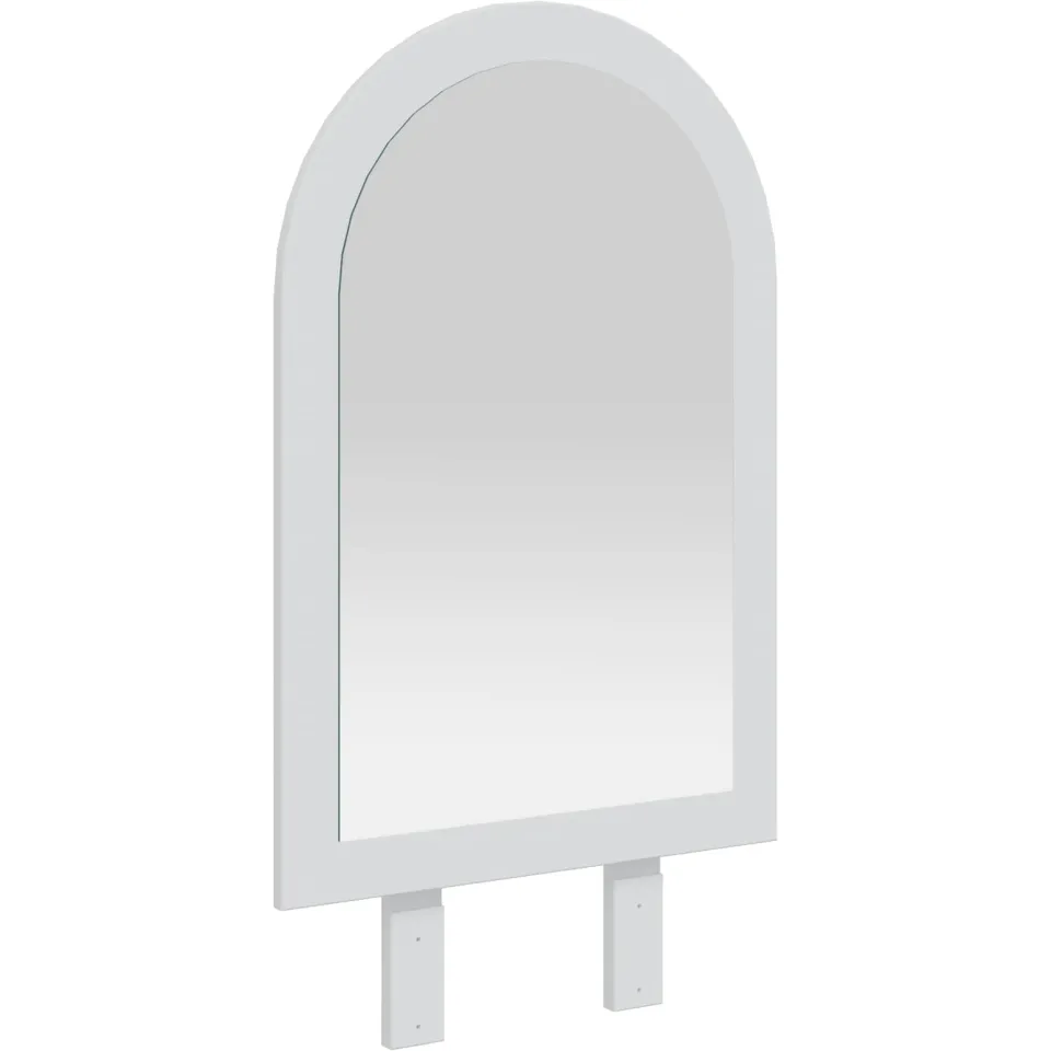 vidaXL Toilettafel Set FAUSKE 3 st Wit 76 x 50 x 143 cm