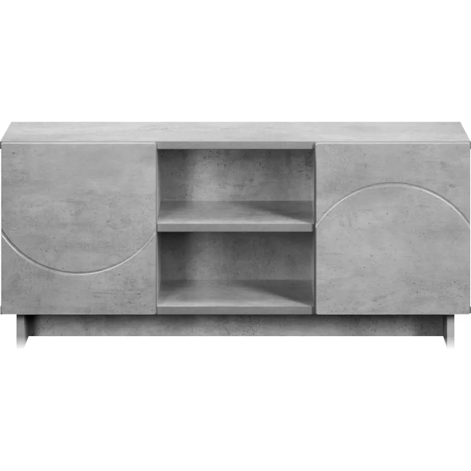 vidaXL TV-standaard 90 x 34,5 x 40 cm Betongrijs Bewerkt hout grijs, foto 4