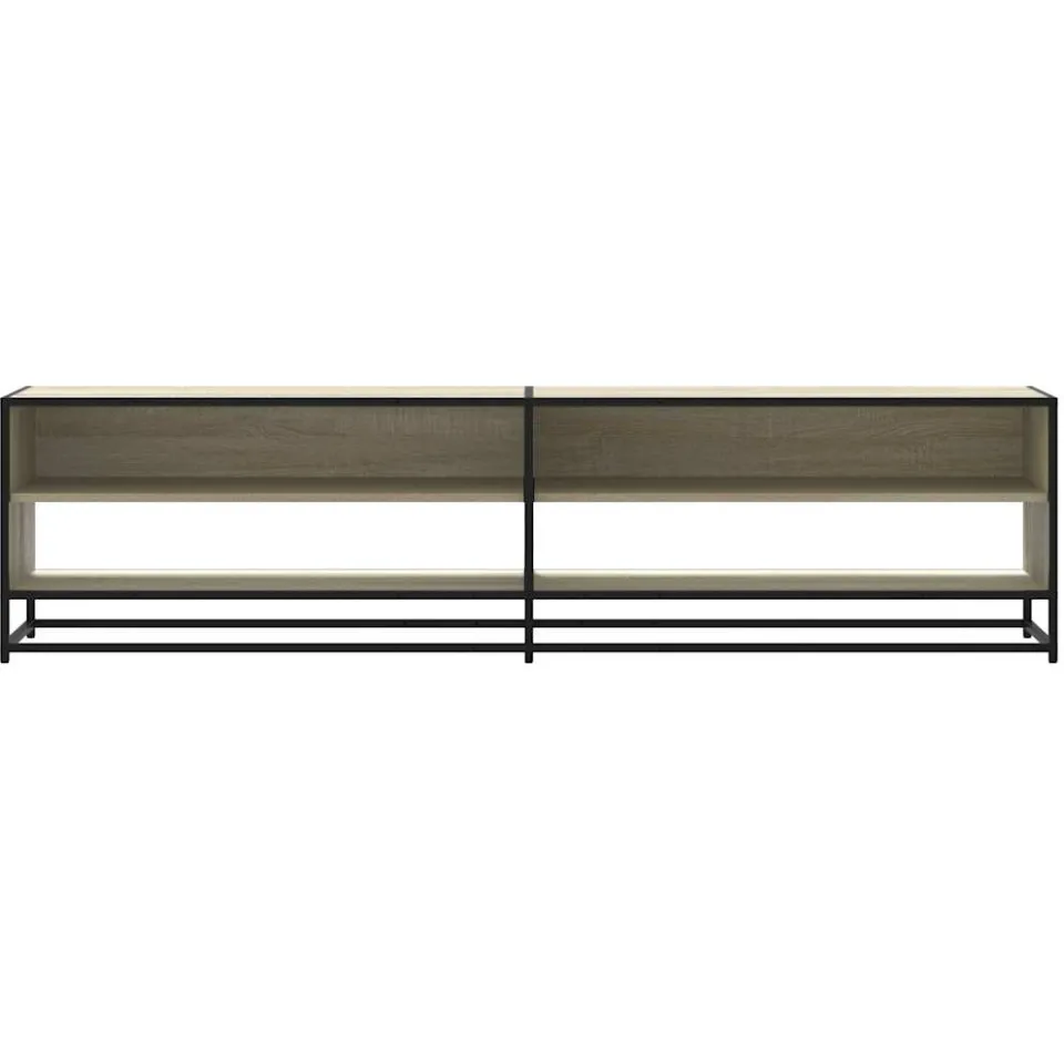vidaXL Tv-meubel 180,5x40x46 cm bewerkt hout sonoma eikenkleurig, foto 4