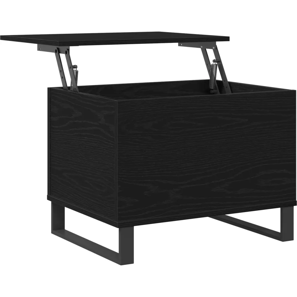 vidaXL Salontafel Zwart eiken 60 x 44,5 x 45 cm, foto 4