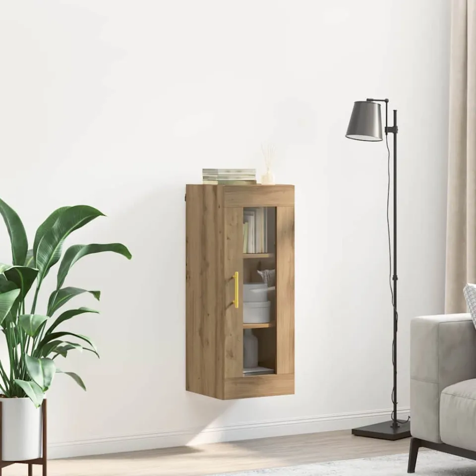 vidaXL Wandkast Artisan Eiken 34,5 x 34 x 90 cm, foto 4