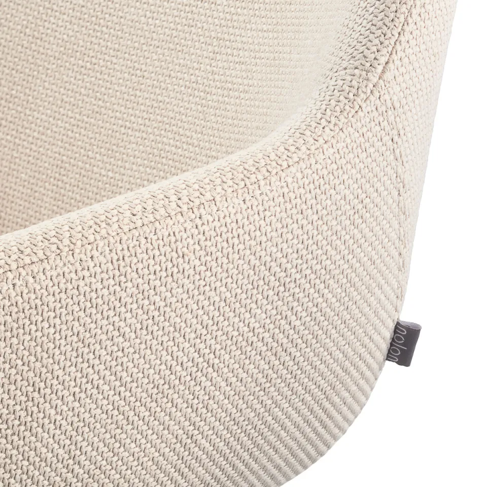 Nolon Nora-Mae eetkamerstoel beige - zwart onderstel, foto 4
