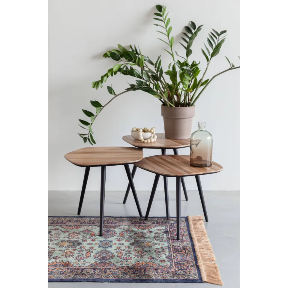 Housecraft Living salontafel (set van 3) Cuties bruin, foto 4