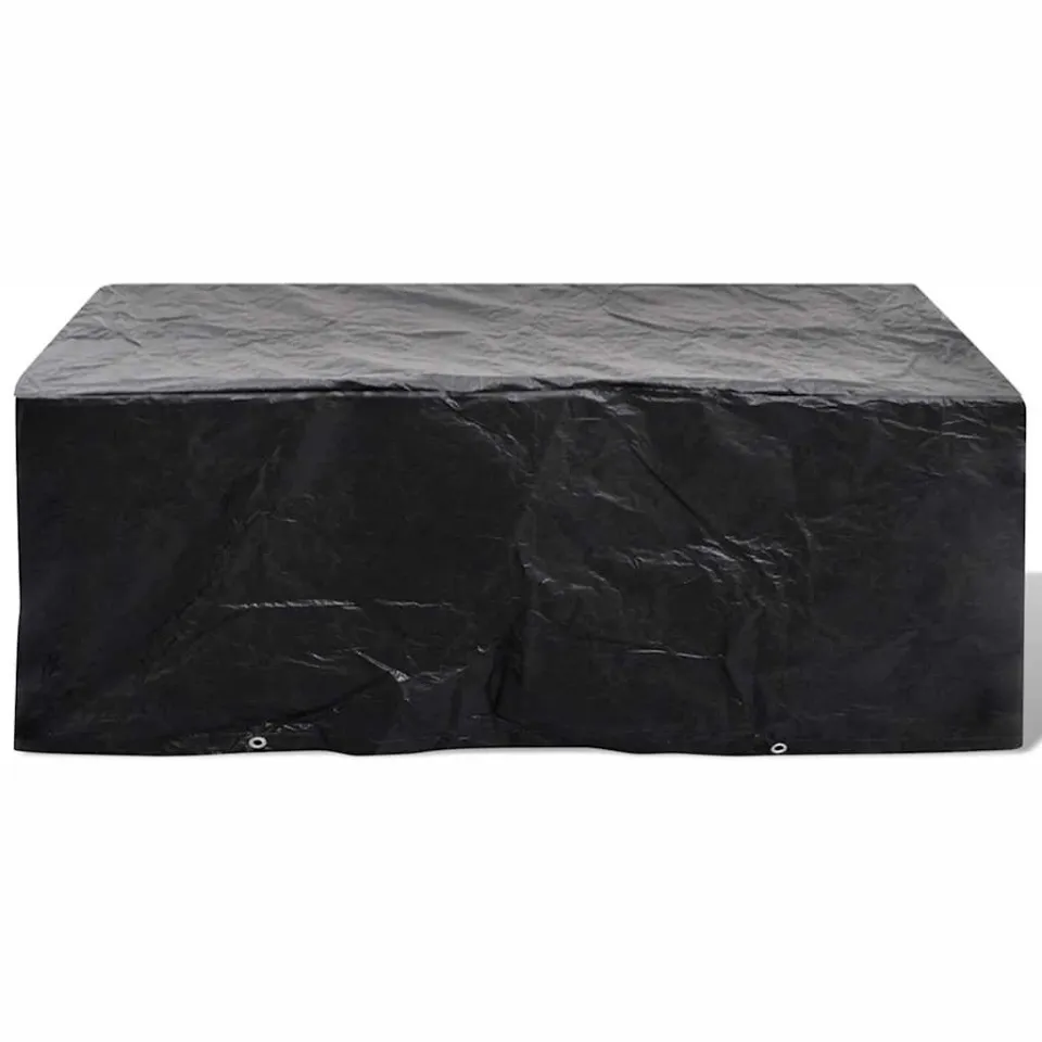 vidaXL Tuinmeubelhoes met 8 oogjes 200x160x70 cm zwart, foto 2