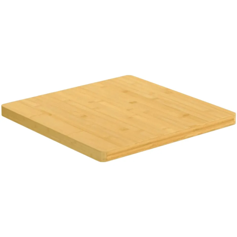vidaXL Tafelblad 60x60x2,5 cm bamboe Bruin