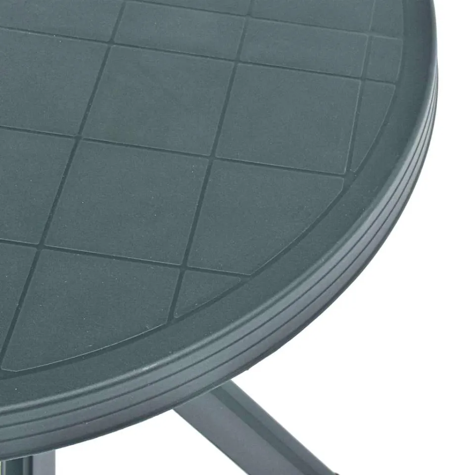 vidaXL Bistrotafel Ø70 cm kunststof groen, foto 4