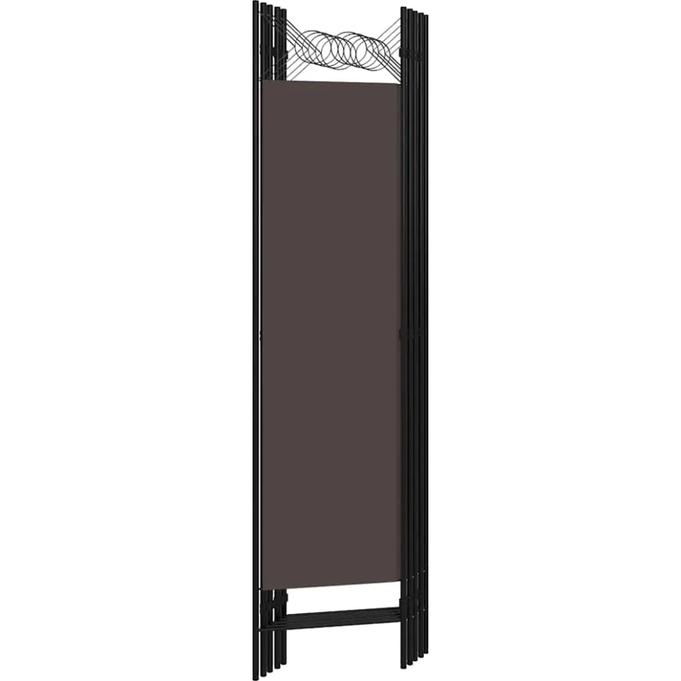 vidaXL Kamerscherm met 5 panelen 200x180 cm bruin, foto 5