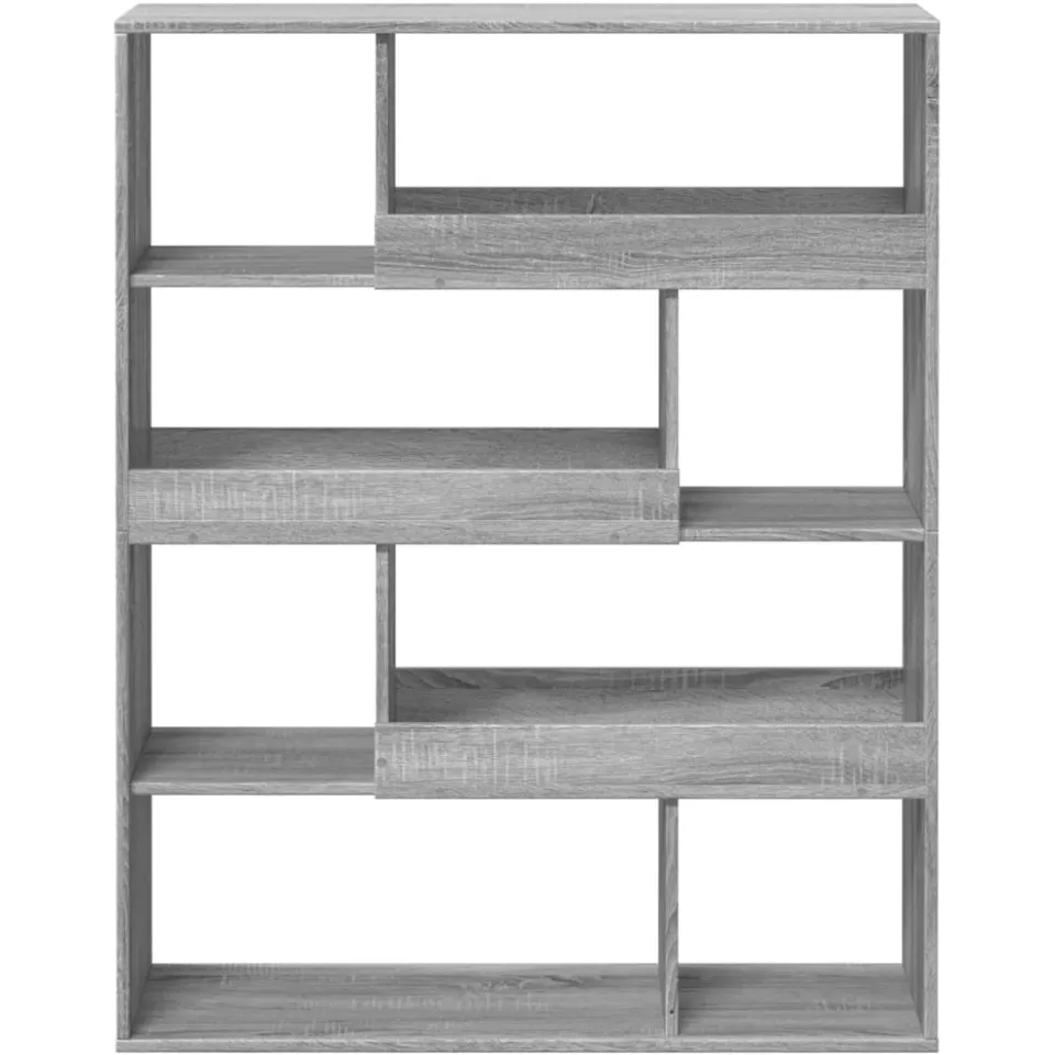 vidaXL kamerscherm 100x33x125,5 cm bewerkt hout grijs sonoma eiken