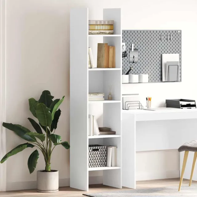 vidaXL Boekenkast 40x35x180 cm bewerkt hout wit, foto 2