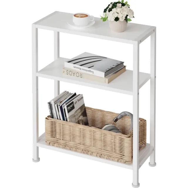 Ibenzoa Binnenhuis multifunctionele bijzettafel voor compacte ruimtes met elegant design wit