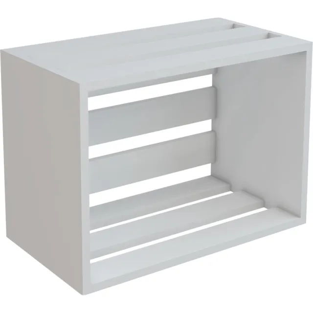 en.casa Bijzettafel Rønde 43x64x33 cm wit