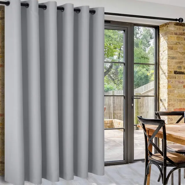 Duraxl Kamerscherm - Verduisterend - 20 x 180 cm - Zilvergrijs