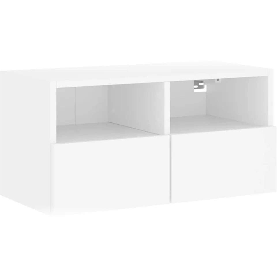 vidaXL Tv-wandmeubel 60x30x30 cm bewerkt hout wit
