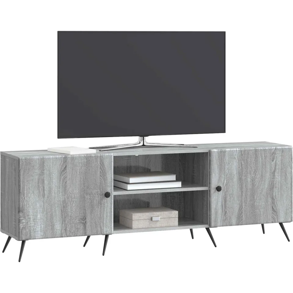 vidaXL TV-kast 150 x 31 x 50 cm Grijs sonoma Bewerkt hout