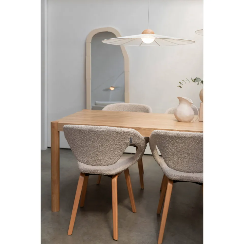 Zuiver eetkamertafel Sticks beige, foto 3