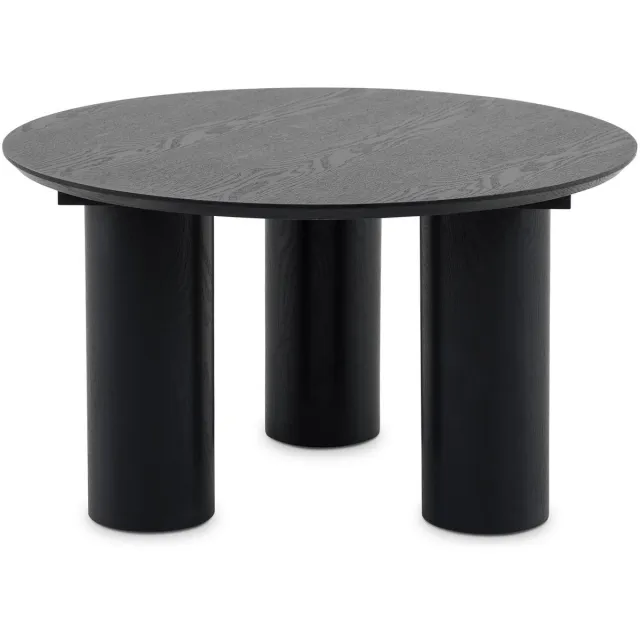 IDIMEX Salontafel ESTER 70 cm rond – Zwart