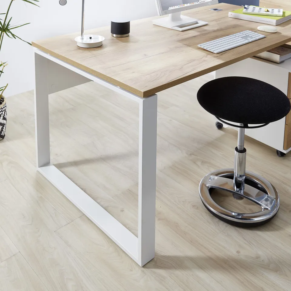 Bureau Kreta 158 CM wit, foto 5