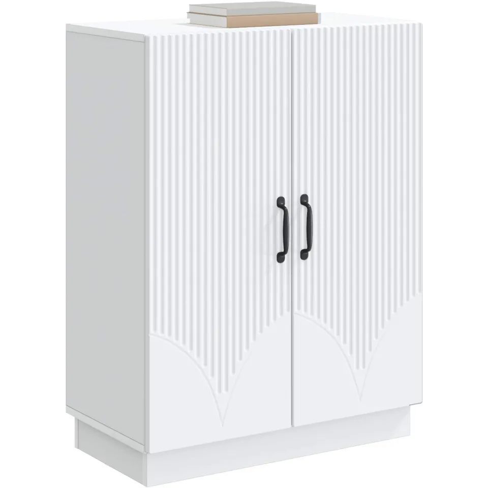 vidaXL Dressoir Wit 66 x 34,5 x 87 cm Bewerkt hout