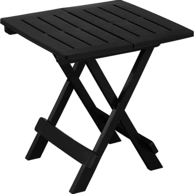 Pro Garden Progarden Klaptafel -Bijzettafel - Kunststof campingtafel - 45 x 43 x 50 cm zwart