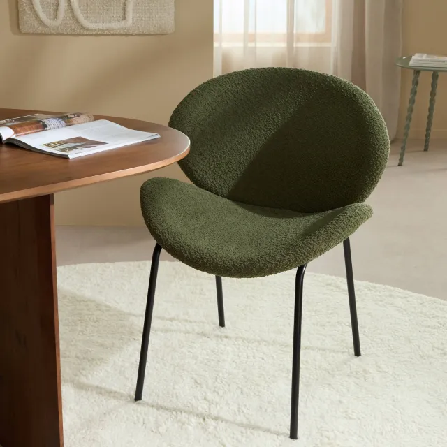 NOUS Living eetkamerstoel Noa groen, foto 2