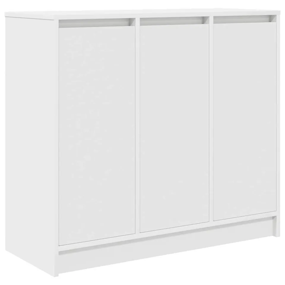 vidaXL Dressoir 85x34x76 cm bewerkt hout wit
