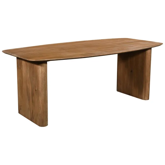 Giga Meubel Eettafel Dai - Deens Ovaal - Naturel - Mangohout - 240cm