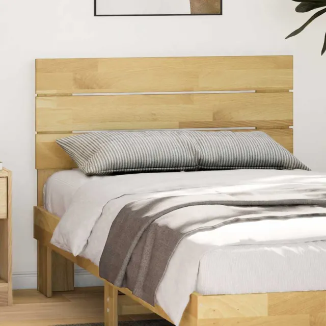 vidaXL Hoofdbord 80 cm massief hout eiken Bruin