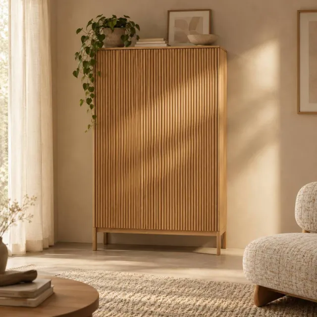 NOUS Living Nisa kledingkast naturel, foto 2