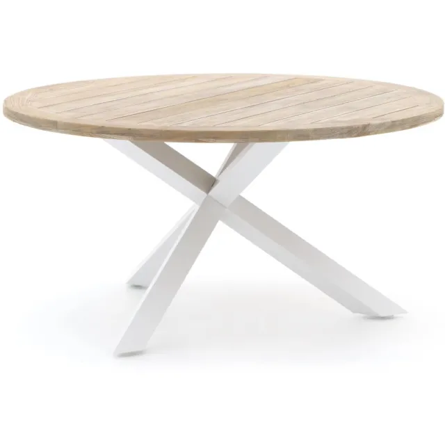 ROUGH Furniture ROUGH-Y dining tuintafel ø 150cm (h:75cm) Bruin