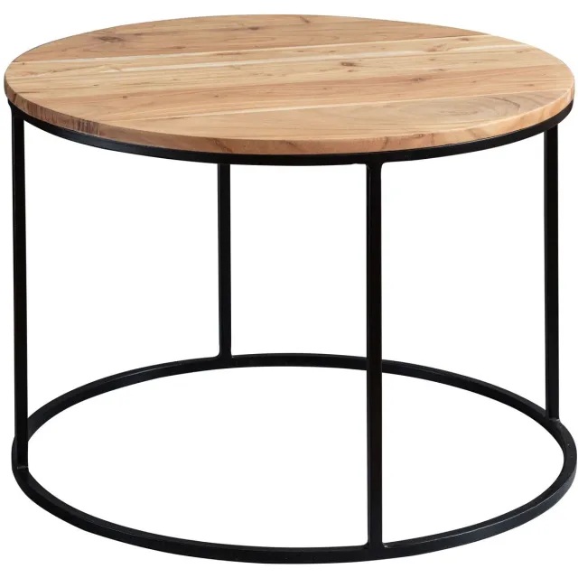 Wohnling Salontafel acaciahout 60 cm breed WL5.959 Zie omschrijving