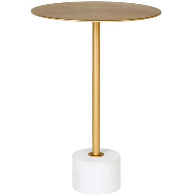 Artichok Manon ronde bijzettafel goud - Ø 41 cm