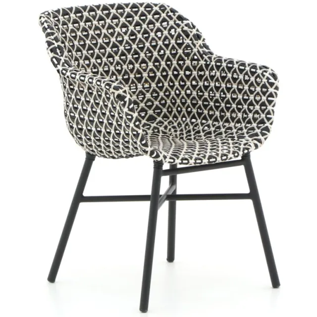 Hartman tuinmeubelen Hartman Delphine/Sophie Studio ø128cm dining tuinset 5-delig