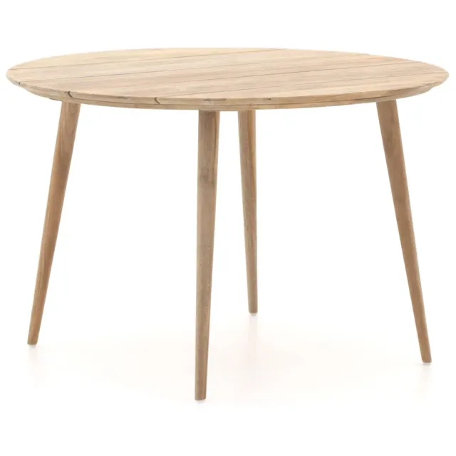 ROUGH Furniture ROUGH-K dining tuintafel ø 115cm Bruin