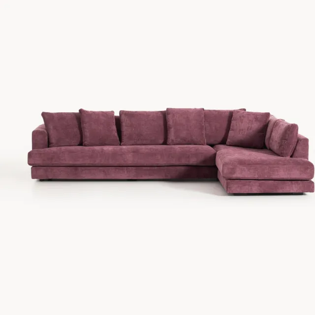Westwing Collection XL hoekbank Tribeca Paars