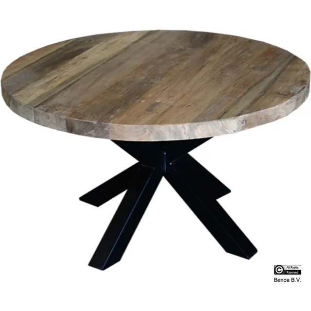 Benoa Teak Coffee Table Top 80 4 cm Solid Top natuurlijk