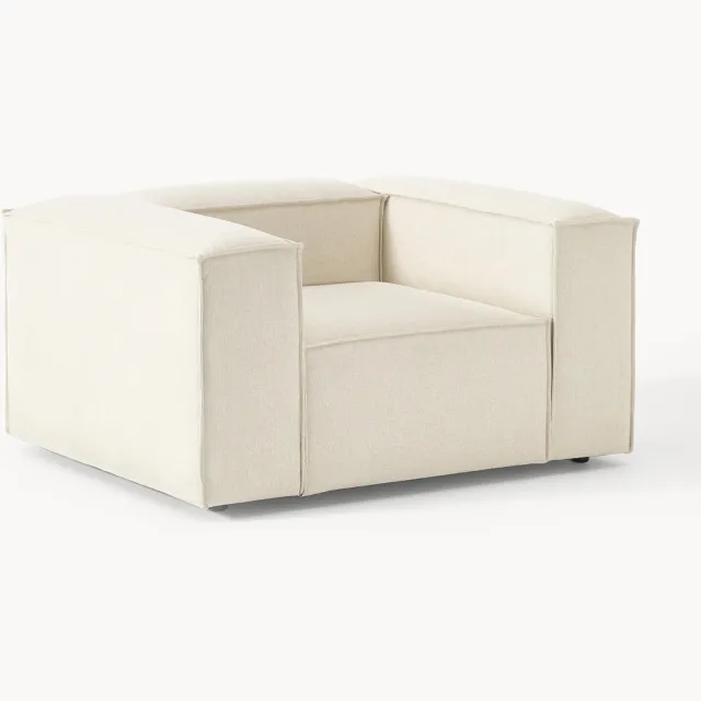 Westwing Collection Fauteuil Lennon Wit