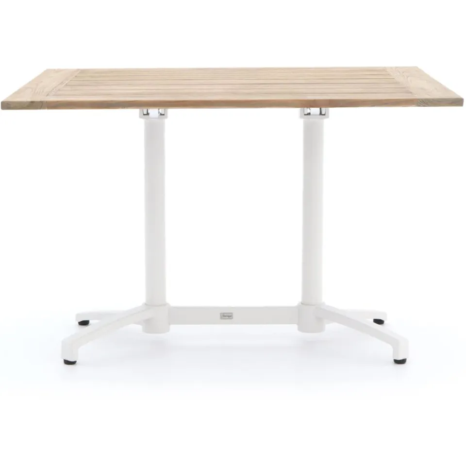 Bellagio tuinmeubelen Bellagio Canzo klaptafel 140x80x75cm Wit