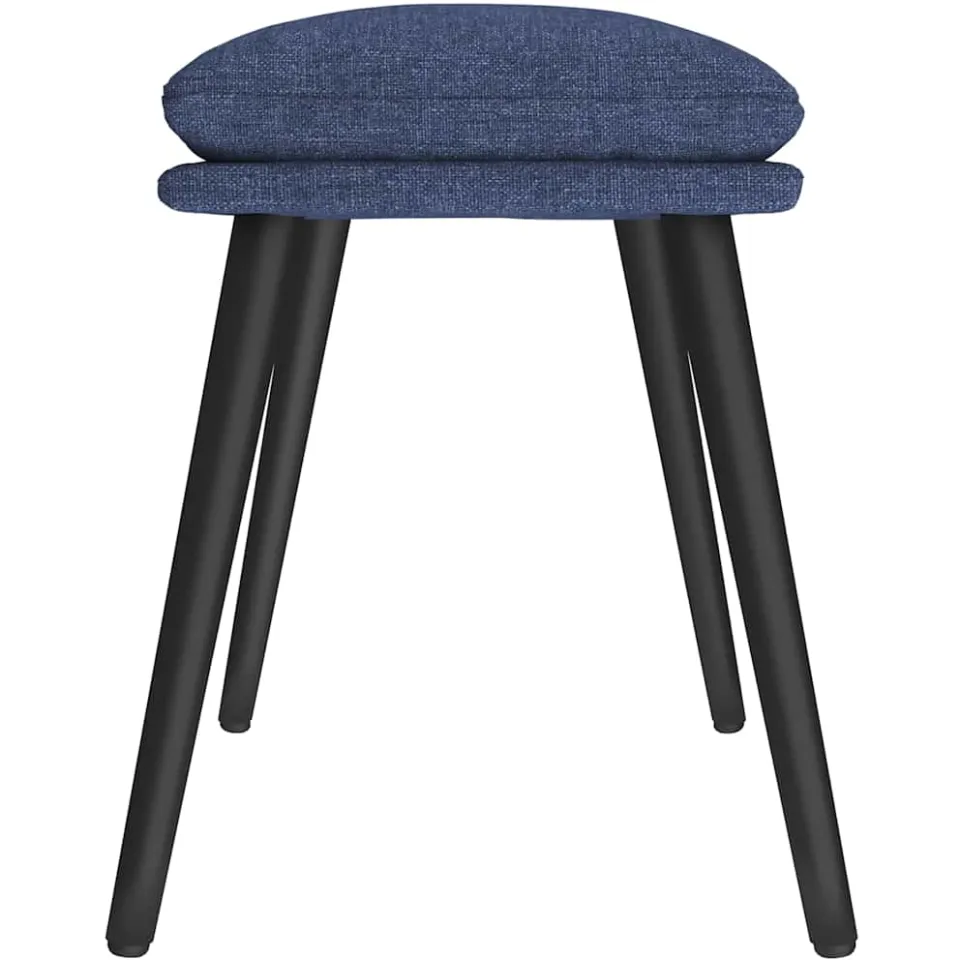 vidaXL Voetenbank 45x29,5x35 cm stof blauw, foto 4