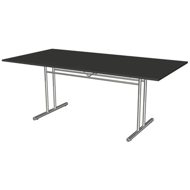 Kerkmann Vergadertafel Brainpower antraciet 200x100cm