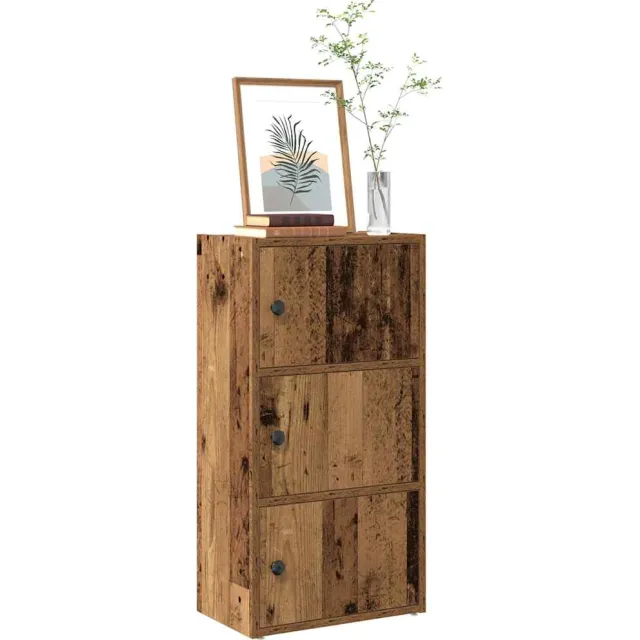vidaXL Boekenkast 40x24x77 cm bewerkt hout oud houtkleurig Bruin