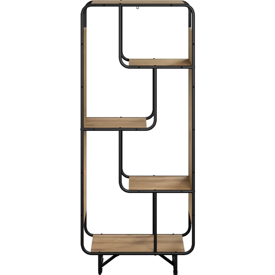 vidaXL Hoge kast Artisanaal eiken 60 x 37,5 x 144 cm Bewerkt hout, foto 2