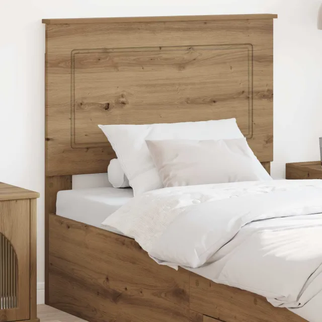 vidaXL Hoofdbord Artisan Eik Geconstrueerd hout Bruin