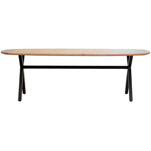 DÉJA Living Eettafel Nils - Deens Ovaal - Eikenhout - 200cm Naturel