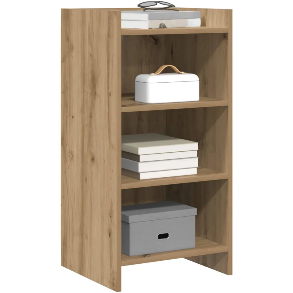 vidaXL Dressoir Artisanaal eiken 40 x 36 x 80 cm Bewerkt hout Bruin