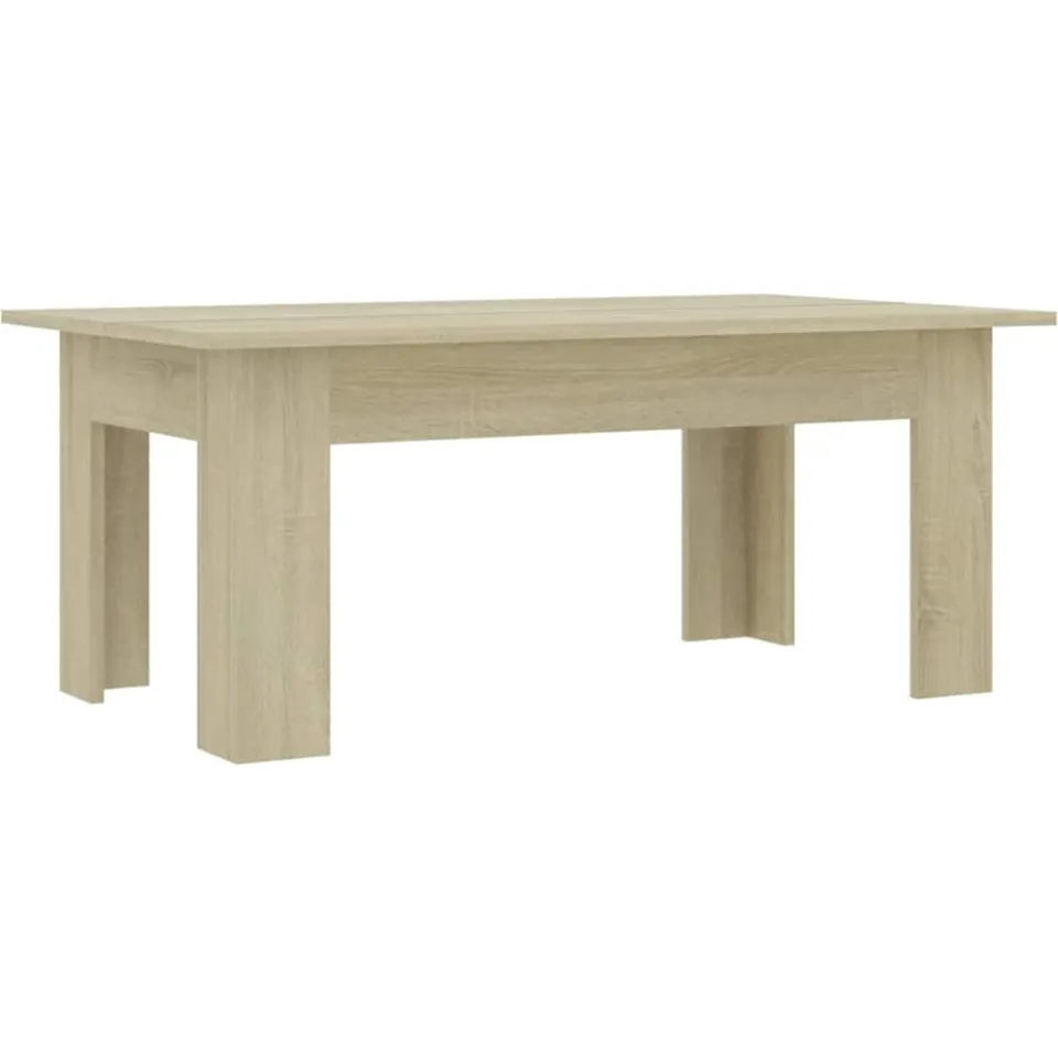 vidaXL Salontafel 100x60x42 cm bewerkt hout sonoma eikenkleurig Bruin